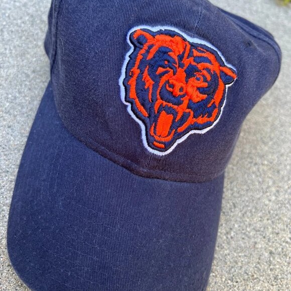 NEW ERA Chicago Bears Hat Men's Adjustable Cap Blue 9Twenty 100% Cotton NFL - Picture 7 of 7